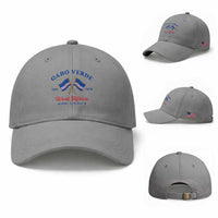 Cabo Verde West Africa Crossed Flags Baseball Cap Cape Verde Est 1975 Retro National Pride