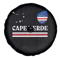Cape Verde Country Map Shield Emblem Spare Tire Cover Cabo Verde Roots National Pride Gift