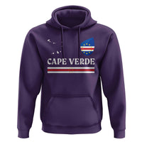 Cape Verde Country Map Shield Emblem Hoodie Cabo Verde Roots National Pride Gift