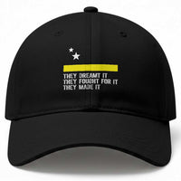 Curaçao Flag History Pride Baseball Cap They Dreamt Fought Made It