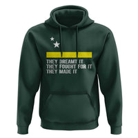 Curaçao Flag History Pride Hoodie They Dreamt Fought Made It