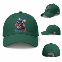 Haiti Soccer Tournament History 1974 to 2026 Baseball Cap Powerful Haitian Broken Chains National Flag Football Fans
