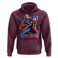 Haiti Soccer Tournament History 1974 to 2026 Hoodie Powerful Haitian Broken Chains National Flag Football Fans