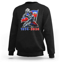 Haiti Soccer Tournament History 1974 to 2026 Sweatshirt Powerful Haitian Broken Chains National Flag Football Fans