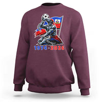 Haiti Soccer Tournament History 1974 to 2026 Sweatshirt Powerful Haitian Broken Chains National Flag Football Fans