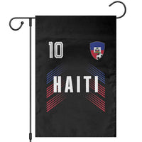 Haiti Soccer Sports Graphic Number 10 Jersey Style Garden Flag Proud Haitian Football Fans Game Day Pride