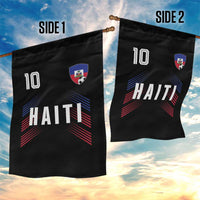 Haiti Soccer Sports Graphic Number 10 Jersey Style Garden Flag Proud Haitian Football Fans Game Day Pride
