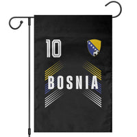 Bosnia Herzegovina Soccer Sports Graphic Number 10 Jersey Style Garden Flag Proud Bosnian Football Fans Game Day Pride