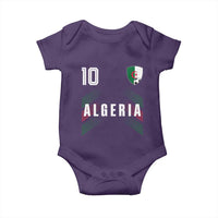 Algeria Soccer Sports Graphic Number 10 Jersey Style Baby Onesie Proud Algerian Football Fans Game Day Maghreb Pride