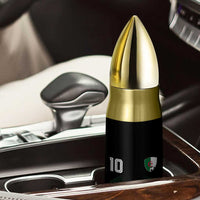 Algeria Soccer Sports Graphic Number 10 Jersey Style Bullet Tumbler Proud Algerian Football Fans Game Day Maghreb Pride