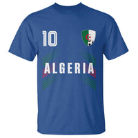 Algeria Soccer Sports Graphic Number 10 Jersey Style T Shirt Proud Algerian Football Fans Game Day Maghreb Pride