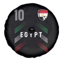 Egypt Soccer Sports Graphic Number 10 Jersey Style Spare Tire Cover Proud Egyptian Football Fans Game Day Pride