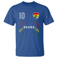 Ghana Soccer Sports Graphic Number 10 Jersey Style T Shirt Proud Ghanaian Football Fans Game Day Pride