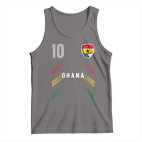 Ghana Soccer Sports Graphic Number 10 Jersey Style Tank Top Proud Ghanaian Football Fans Game Day Pride