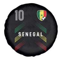 Senegal Soccer Sports Graphic Number 10 Jersey Style Spare Tire Cover Proud Senegalese Football Fans Game Day Pride