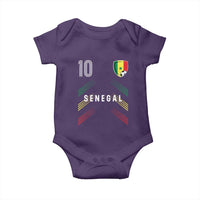Senegal Soccer Sports Graphic Number 10 Jersey Style Baby Onesie Proud Senegalese Football Fans Game Day Pride