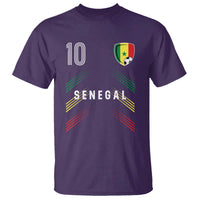 Senegal Soccer Sports Graphic Number 10 Jersey Style T Shirt Proud Senegalese Football Fans Game Day Pride