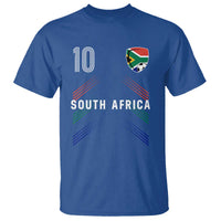 South Africa Soccer Sports Graphic Number 10 Jersey Style T Shirt Proud South African Football Fans Game Day Pride