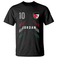 Jordan Soccer Sports Graphic Number 10 Jersey Style T Shirt Proud Jordanian Football Fans Game Day Pride