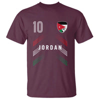 Jordan Soccer Sports Graphic Number 10 Jersey Style T Shirt Proud Jordanian Football Fans Game Day Pride