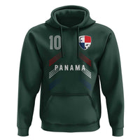 Panama Soccer Sports Graphic Number 10 Jersey Style Hoodie Proud Panamanian Football Fans Game Day Pride