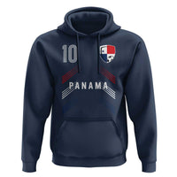 Panama Soccer Sports Graphic Number 10 Jersey Style Hoodie Proud Panamanian Football Fans Game Day Pride