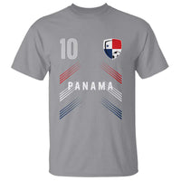 Panama Soccer Sports Graphic Number 10 Jersey Style T Shirt Proud Panamanian Football Fans Game Day Pride