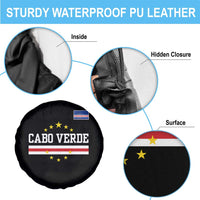 Cabo Verde Athletic Varsity Style Spare Tire Cover Cape Verde Flag Stars National Pride