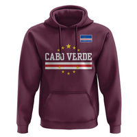 Cabo Verde Athletic Varsity Style Hoodie Cape Verde Flag Stars National Pride