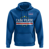 Cabo Verde Athletic Varsity Style Hoodie Cape Verde Flag Stars National Pride