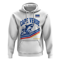 Cape Verde Blue Sharks Ocean Wave Graphic Hoodie Cabo Verde Pride Sports Fans