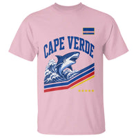 Cape Verde Blue Sharks Ocean Wave Graphic T Shirt Cabo Verde Pride Sports Fans