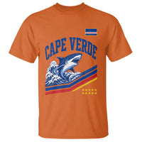 Cape Verde Blue Sharks Ocean Wave Graphic T Shirt Cabo Verde Pride Sports Fans