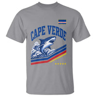 Cape Verde Blue Sharks Ocean Wave Graphic T Shirt Cabo Verde Pride Sports Fans