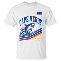 Cape Verde Blue Sharks Ocean Wave Graphic T Shirt Cabo Verde Pride Sports Fans