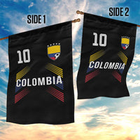 Colombia Soccer Sports Graphic Number 10 Jersey Style Garden Flag Proud Colombian Football Fans Game Day Pride