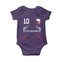Czech Republic Soccer Sports Graphic Number 10 Jersey Style Baby Onesie Proud Czechia Football Fans Game Day Pride
