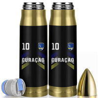 Curacao Soccer Sports Graphic Number 10 Jersey Style Bullet Tumbler Proud Curaçaoans Football Fans Game Day Pride