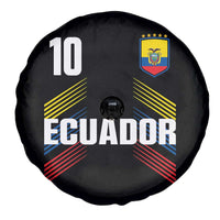 Ecuador Soccer Sports Graphic Number 10 Jersey Style Spare Tire Cover Proud Ecuadorian Football Fans Game Day Pride