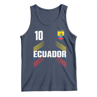 Ecuador Soccer Sports Graphic Number 10 Jersey Style Tank Top Proud Ecuadorian Football Fans Game Day Pride