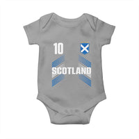 Scotland Soccer Sports Graphic Number 10 Jersey Style Baby Onesie Proud Scottish Football Fans Game Day Pride