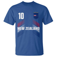New Zealand Soccer Sports Graphic Number 10 Jersey Style T Shirt Proud Kiwis Football Fans Game Day Pride
