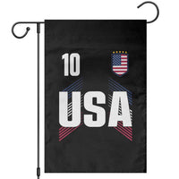 USA Soccer Sports Graphic Number 10 Jersey Style Garden Flag Proud Fans Game Day Pride