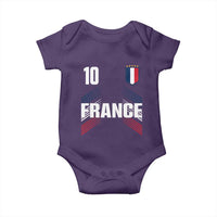 France Soccer Sports Graphic Number 10 Jersey Style Baby Onesie Proud French Football Fans Game Day Pride