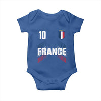 France Soccer Sports Graphic Number 10 Jersey Style Baby Onesie Proud French Football Fans Game Day Pride