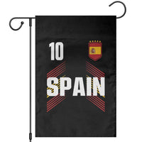 Spain Soccer Sports Graphic Number 10 Jersey Style Garden Flag Proud Spanish Football Fans Game Day Pride