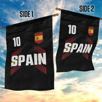 Spain Soccer Sports Graphic Number 10 Jersey Style Garden Flag Proud Spanish Football Fans Game Day Pride