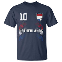 Netherlands Soccer Sports Graphic Number 10 Jersey Style T Shirt Proud Nederlands Holland Football Fans Game Day Pride