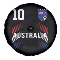 Australia Soccer Sports Graphic Number 10 Jersey Style Spare Tire Cover Proud Australian Football Fans Game Day Pride