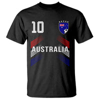Australia Soccer Sports Graphic Number 10 Jersey Style T Shirt Proud Australian Football Fans Game Day Pride